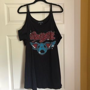 TORRID Aerosmith Flowy Off The Shoulder T-Shirt